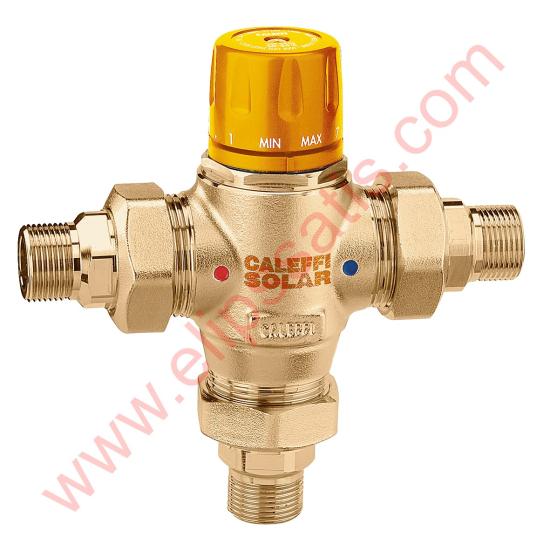 Caleffi 1/2’’ Solar Termal Sistemler İçin Değiştirilebilir Kartuşlu Termostatik Karışım Vanası
