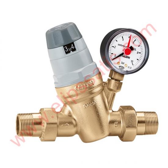 Caleffi 11/2’’ Ön Ayarlanabilir Basınç Düşürücü Vana (Manometreli)